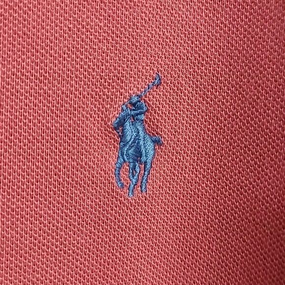 POLO Ralph Lauren 2XB Dusty Rose Pique Polo Men's Big & Tall Shirt Short Sleeves - Picture 4 of 7